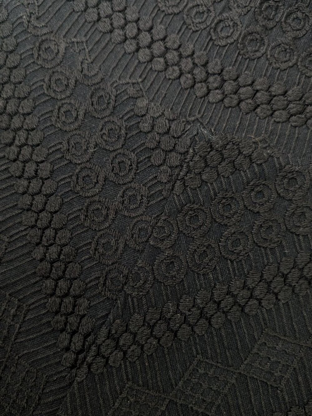 Leifsdottir Anthropologie Black Knit Lace Overlay A-Line Skirt, Size S - Picture 3 of 5